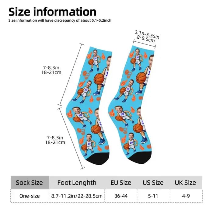 Chaussettes de basket-ball personnalisées pour hommes