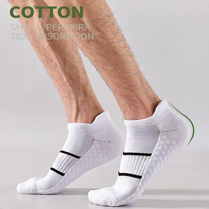 2 paires de chaussettes courtes de course à pied pour femmes et hommes