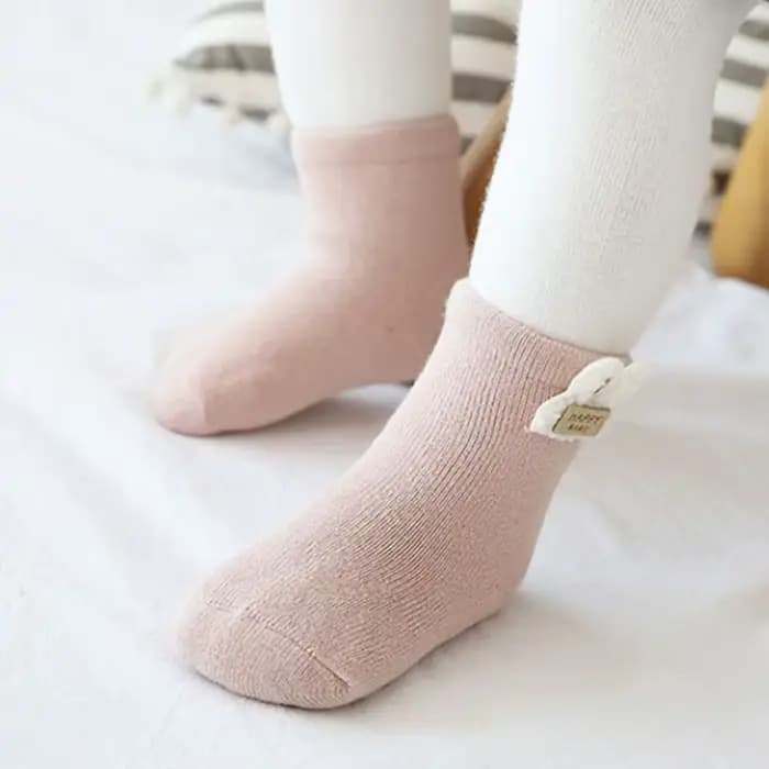3 paires/lot chaud hiver bébé chaussettes mignon doux nouveau-né