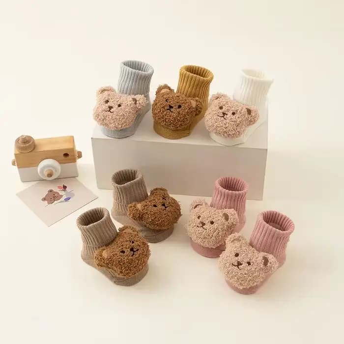 Chaussettes de sol pour bébé de 0 à 3 ans