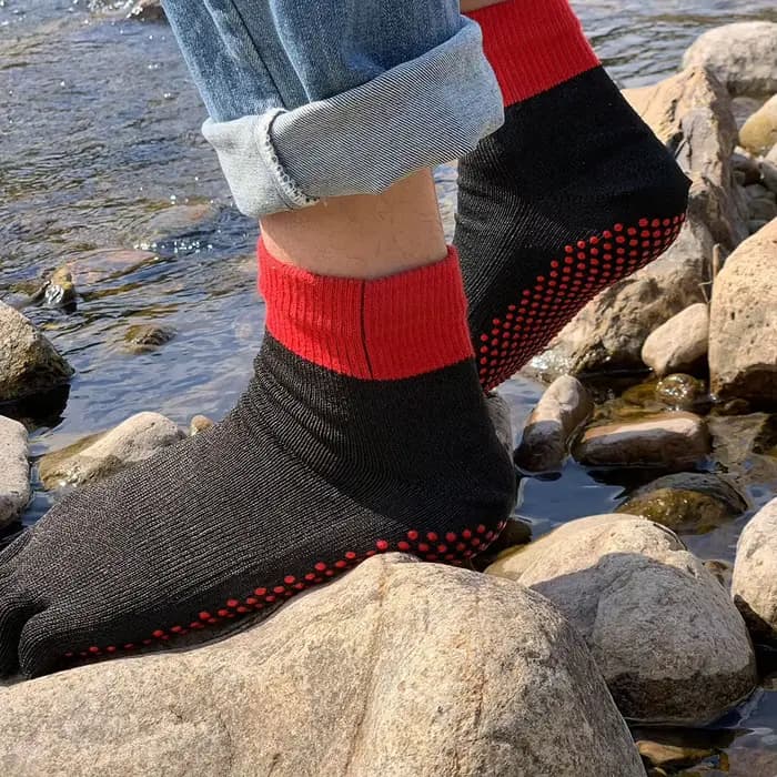 Chaussettes antidérapantes pour sports de plein air
