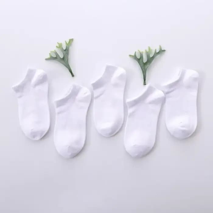 Chaussettes basses blanches pour enfants