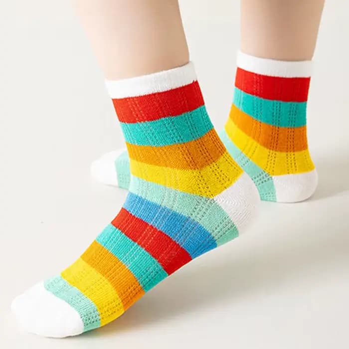 Chaussettes tube en maille pour enfants