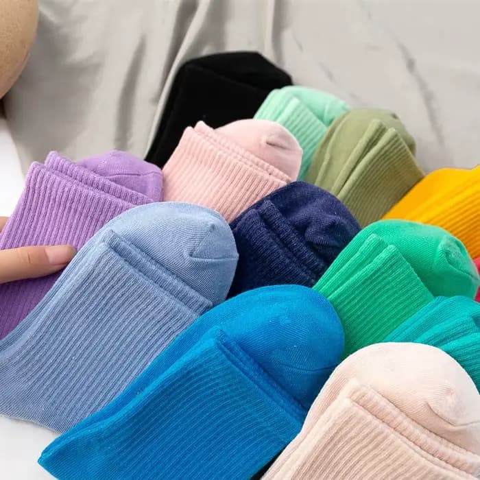 Chaussettes 100 coton pour femmes