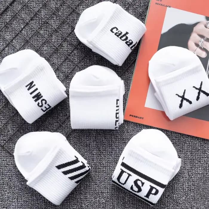 Chaussettes courtes en coton pour hommes
