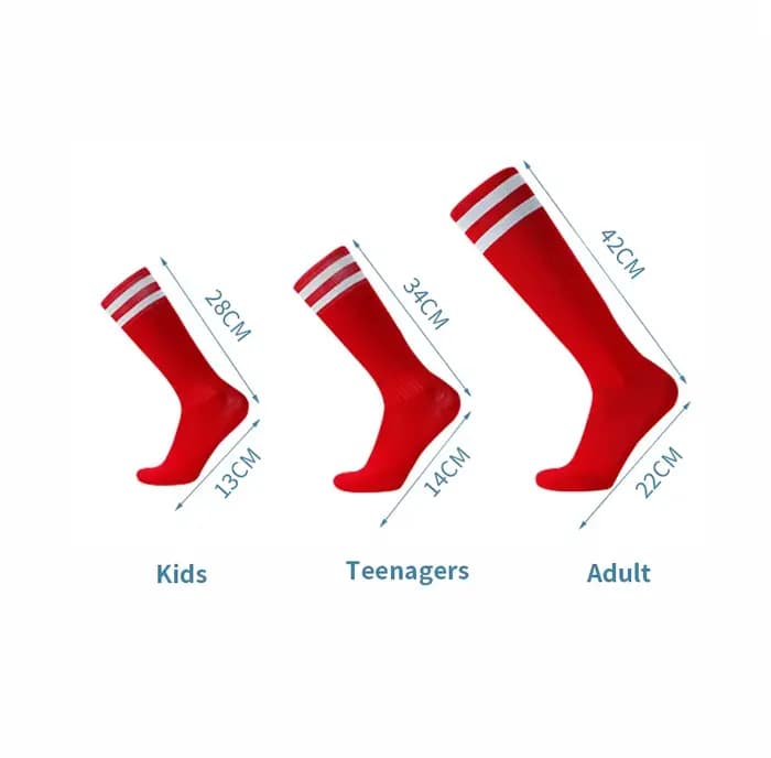 Chaussettes de Football à rayures blanches et noires pour hommes