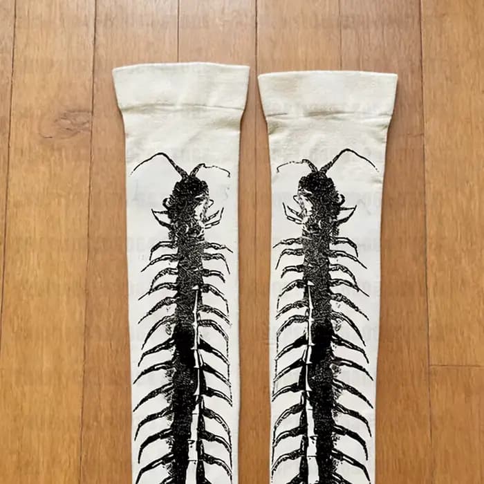 Chaussettes pour femmes Y2K à motifs