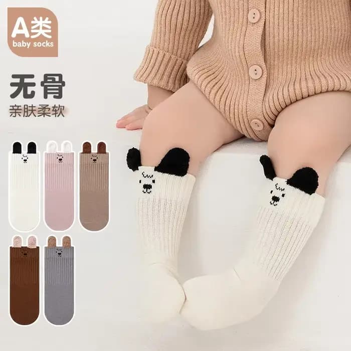 Coton doux bébé enfant en bas âge garçon fille chaussette dessin animé enfants chaussettes courtes automne hiver 0-8