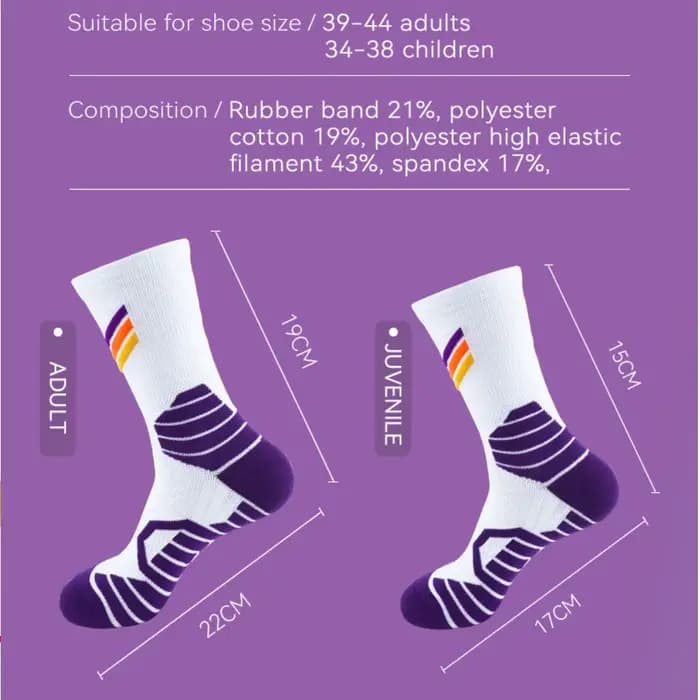 Chaussettes de basket-ball Elite pour hommes