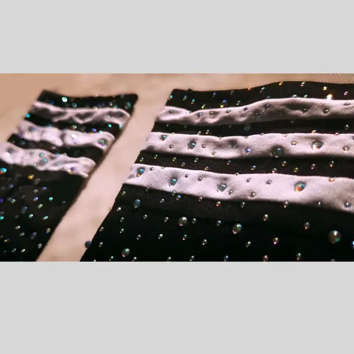 Sexy strass Lingeri longue chaussette femmes