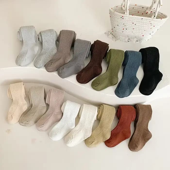 Collants en coton pour filles de 1 à 8 ans