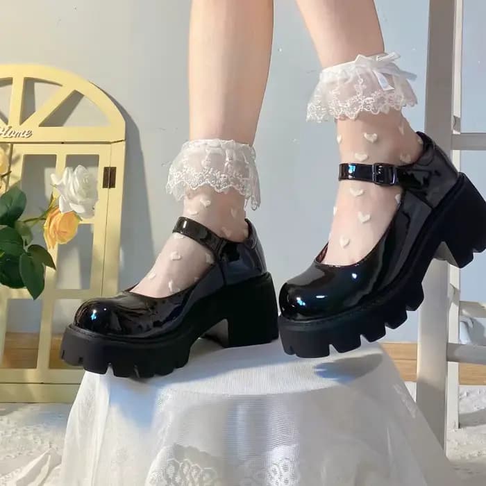 Chaussettes d'été en maille transparente pour femmes