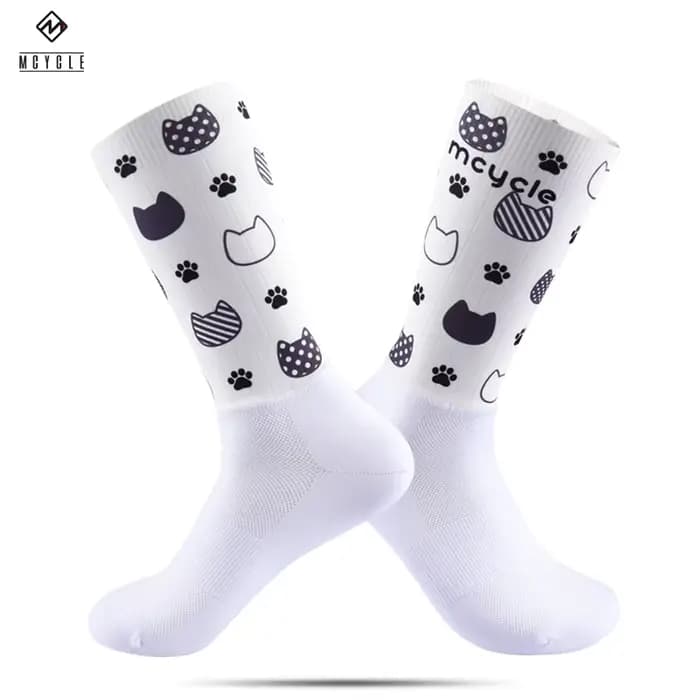 Mcycle-Chaussettes de sport respirantes et durables de haute qualité, pour vélo, randonnée, course à pied, cyclisme aérodynamique