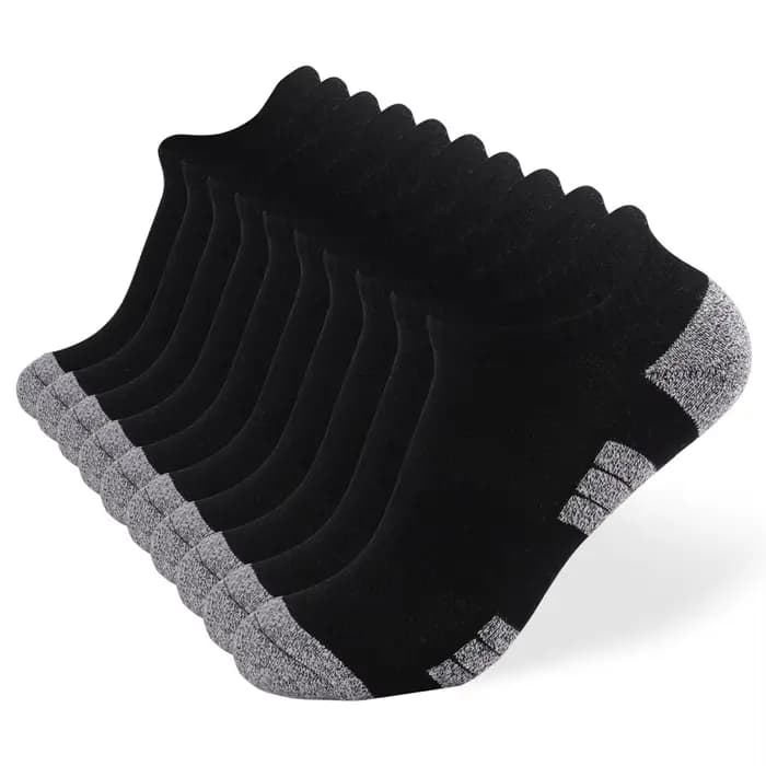 Lot de 10 chaussettes de course pour hommes et femmes