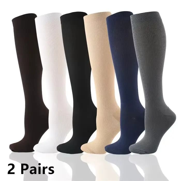 2 paires de bas de Compression