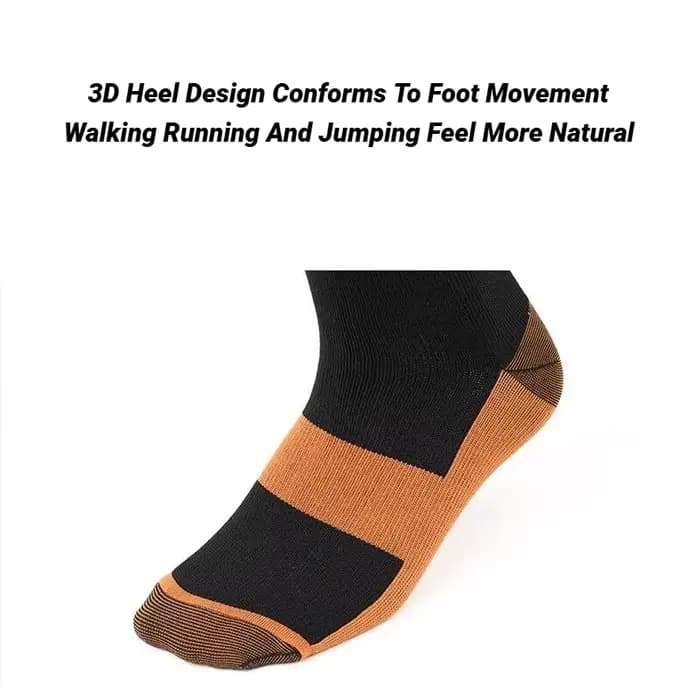 3 paires de chaussettes de compression pour femmes et hommes