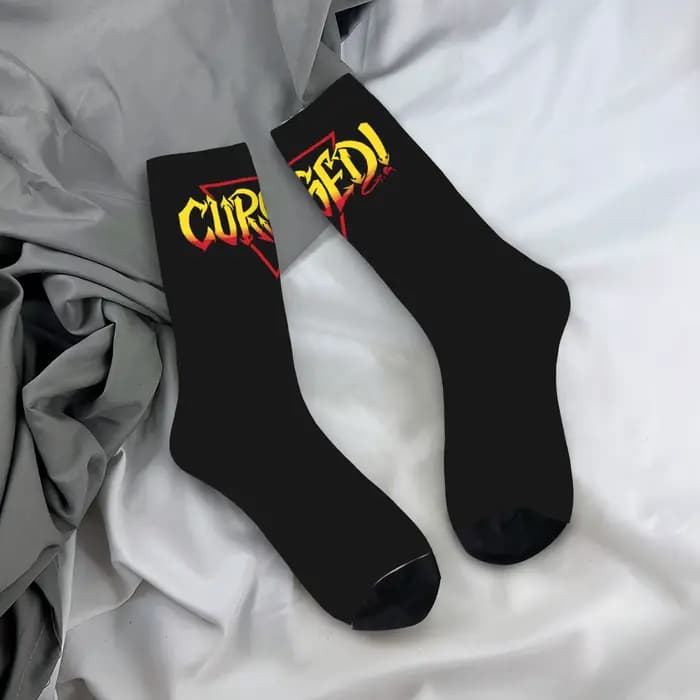 Chaussettes de lutte amusantes Danhausen Cursed pour hommes et femmes