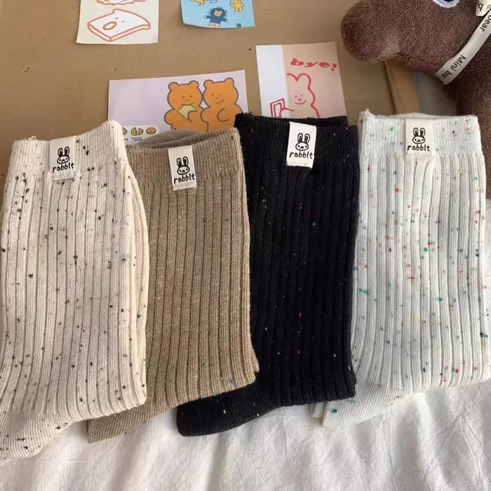 4 paires de chaussettes mi-tube pour femmes