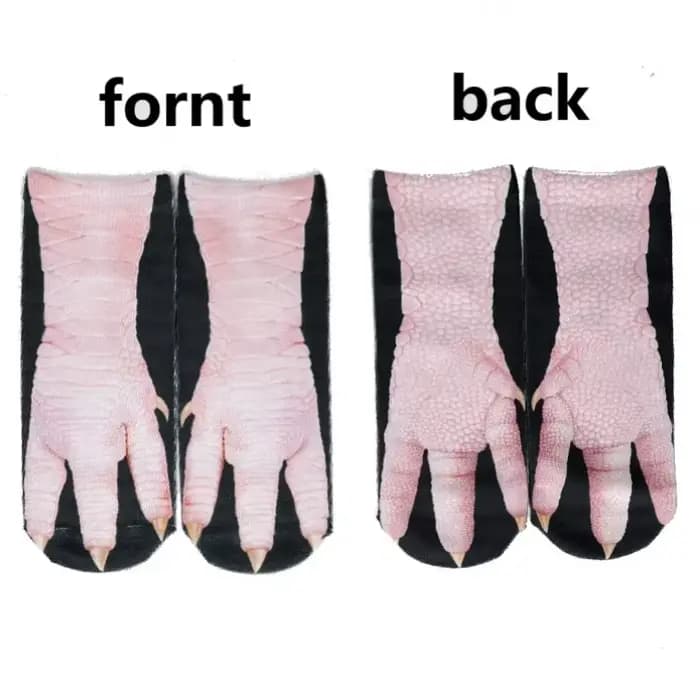 Chaussettes mignonnes imprimées en 3D pour hommes et femmes