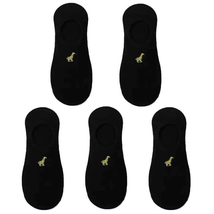 5 paires de 10 pièces printemps mode chaussettes femmes dessin animé animal broderie coton