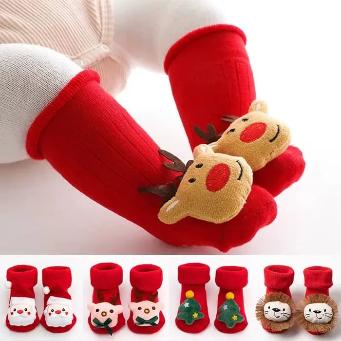 Chaussettes en coton épais pour enfants