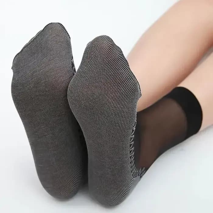 Chaussettes élastiques en dentelle pour femmes