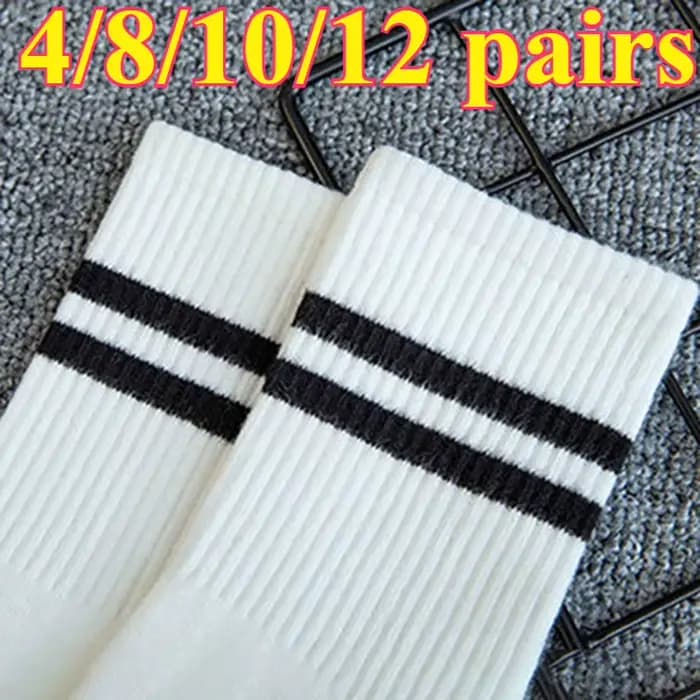 4/8/10/12 paires de nouvelles chaussettes en coton pour hommes nouveaux styles chaussettes noires pour hommes d'affaires doux respirant automne printemps pour étudiant Mle