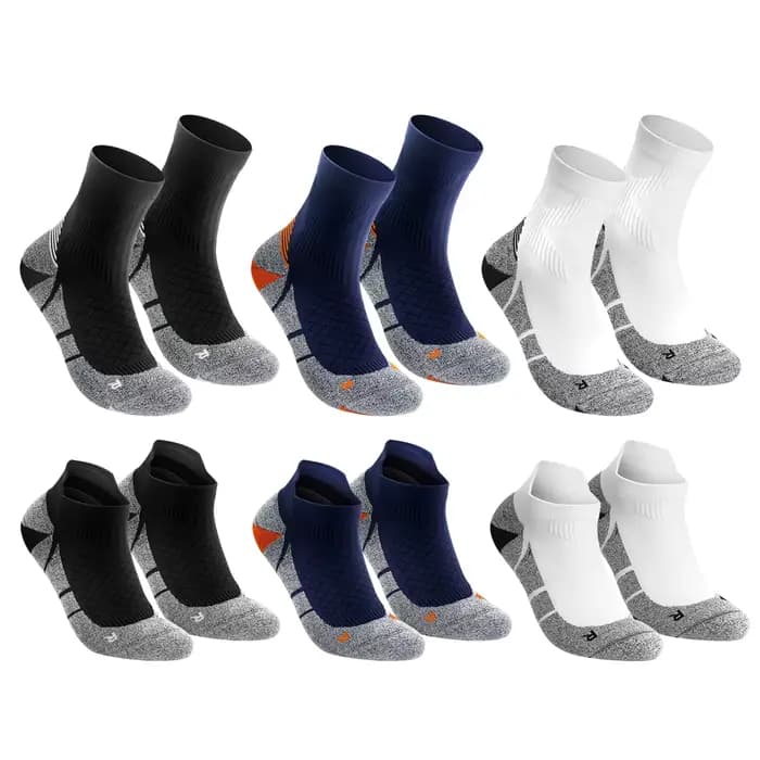 WRELS Coolmax chaussettes homme femmes sport randonnée cyclisme course tissu amortissement