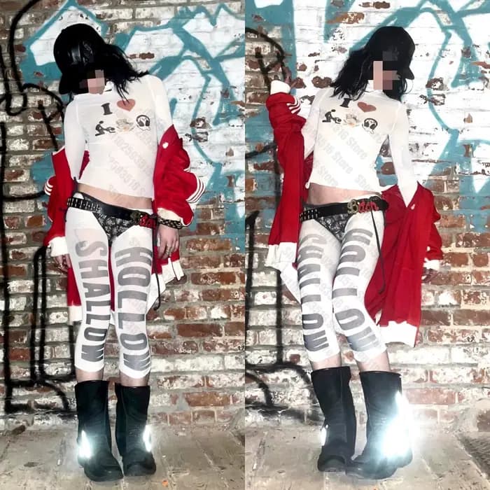 Bas gothiques Lolita Y2k pour femmes