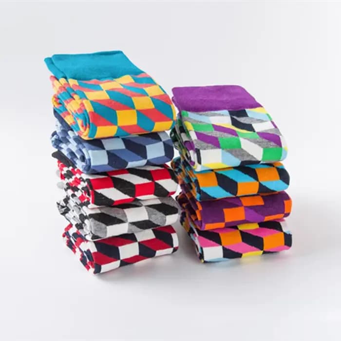 Chaussettes joyeuses amusantes pour hommes