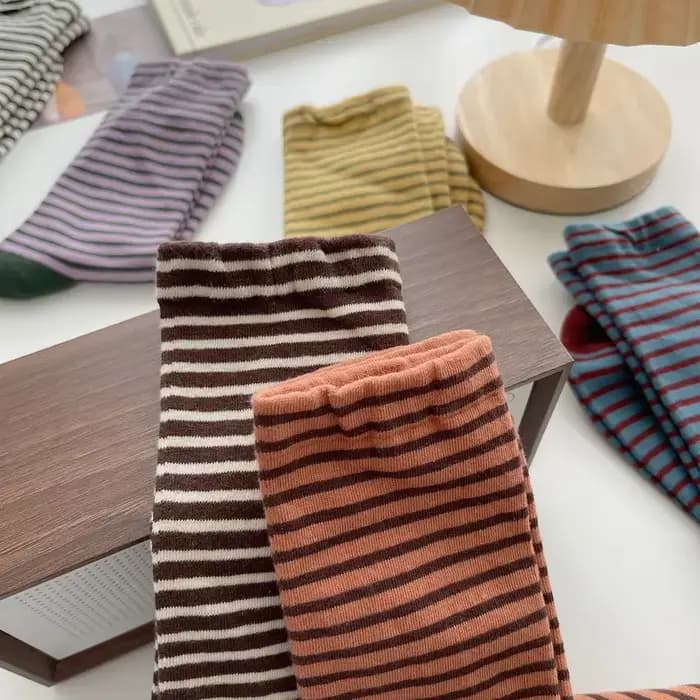 Chaussettes esprit en coton français