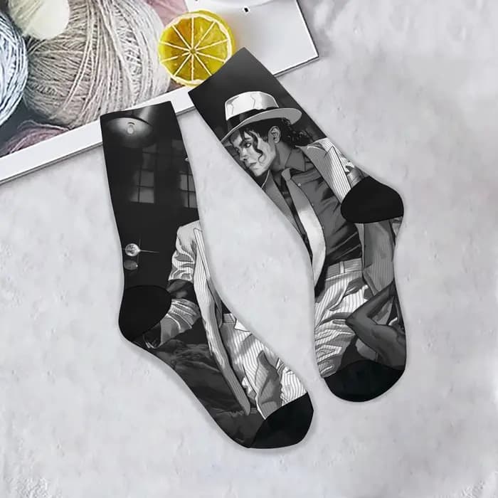 MJ style pop danse idole hommes chaussettes Harajuku