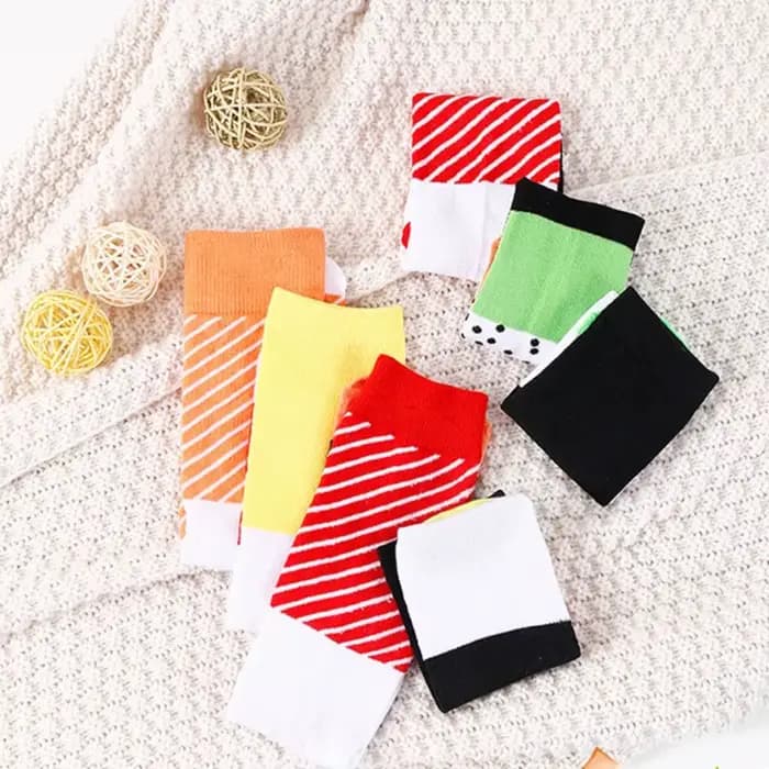Chaussettes uniques Y2K pour Sushi saumon, chaussettes en coton à motifs personnalisés, chaussettes amusantes Harajuku, boîte cadeau pour femmes et hommes