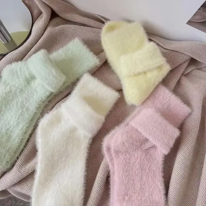 Chaussettes mi-tube épaisses pour femmes
