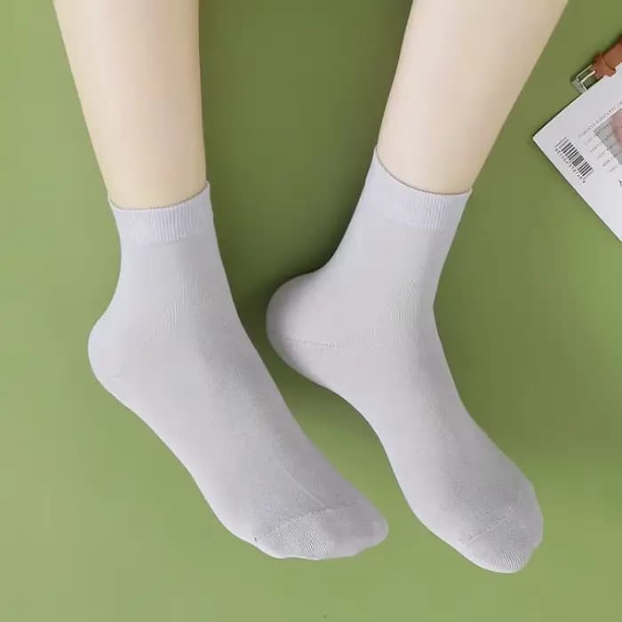 InjSocks-Chaussettes noires mi-mollet pour femmes