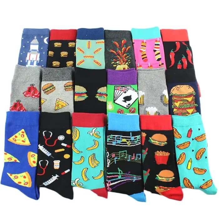 Chaussettes amusantes pour hommes