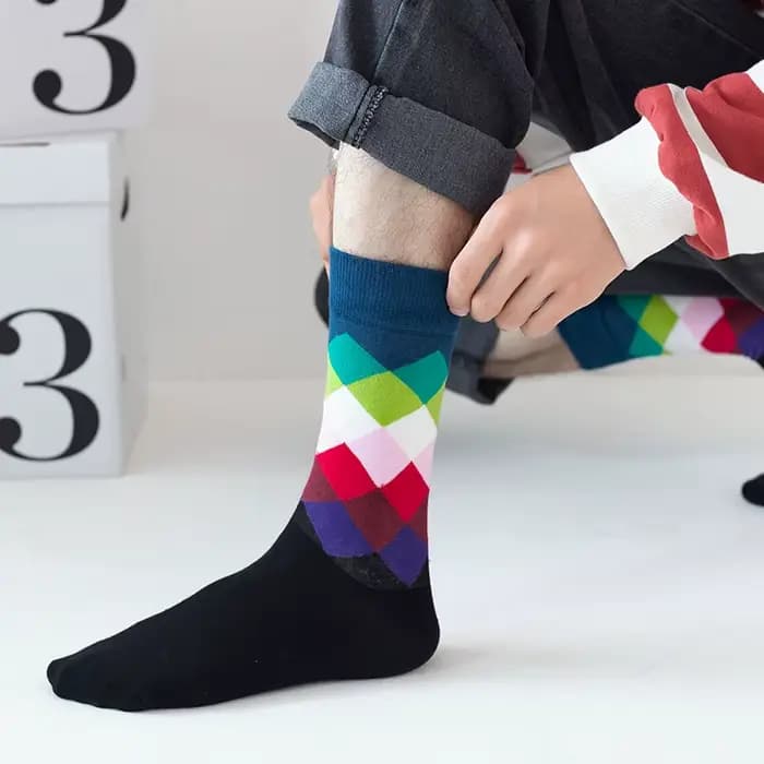 Chaussettes unisexes en coton pour femmes