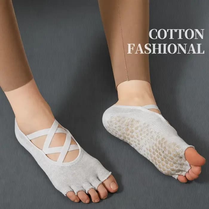 Chaussettes de yoga à cinq orteils pour femmes