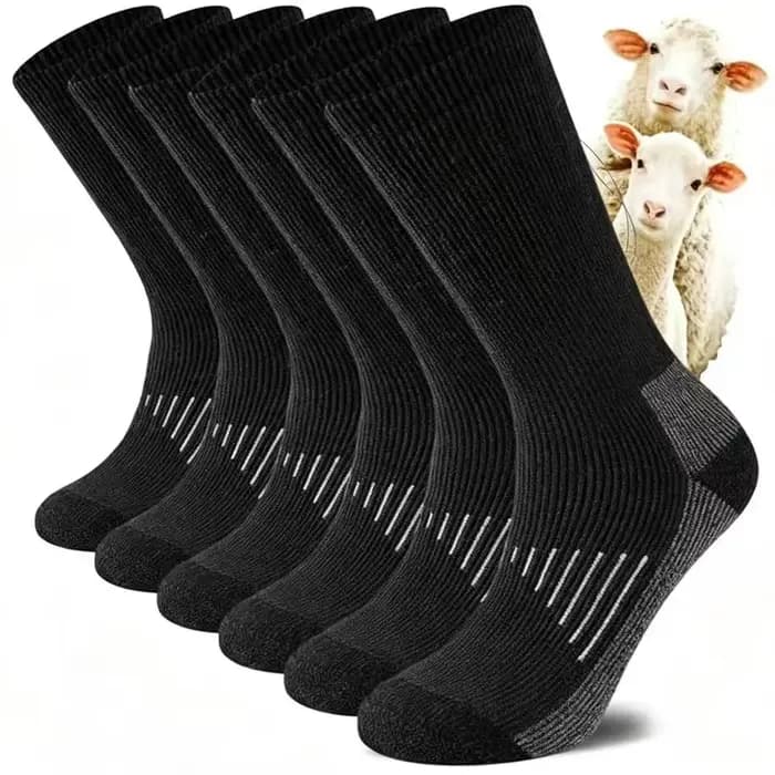 Chaussettes en laine mérinos super épaisses et chaudes pour hommes et femmes