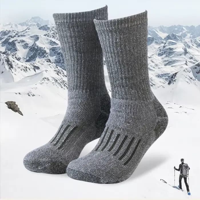 Chaussettes de randonnée en laine mérinos pour hommes et femmes