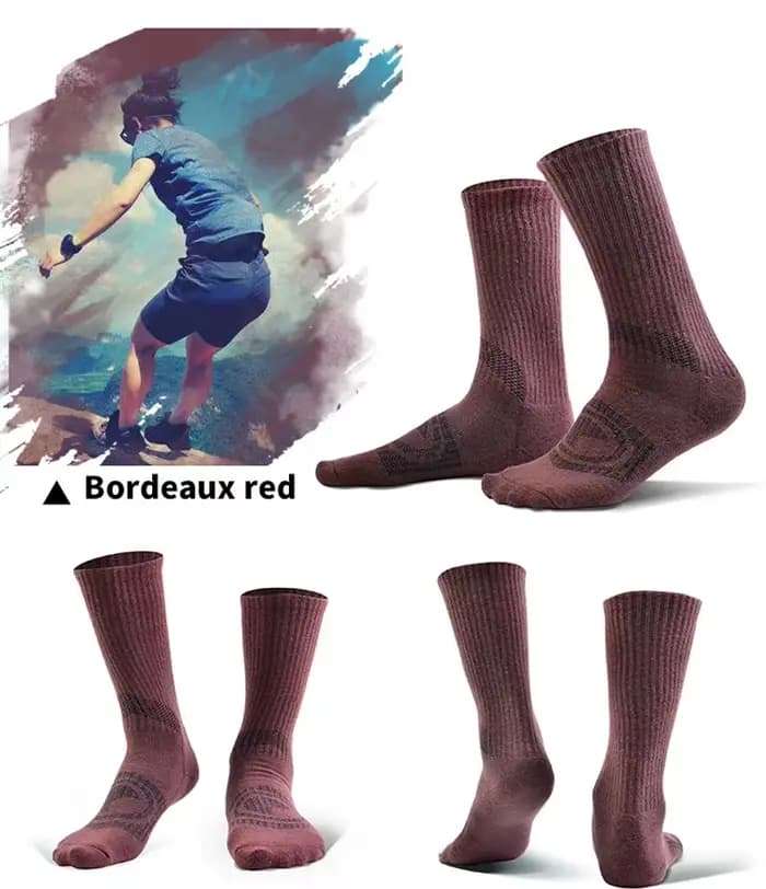 Chaussettes de randonnée respirantes pour hommes et femmes