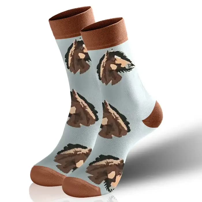Chaussettes d'équipage de chevaux de course