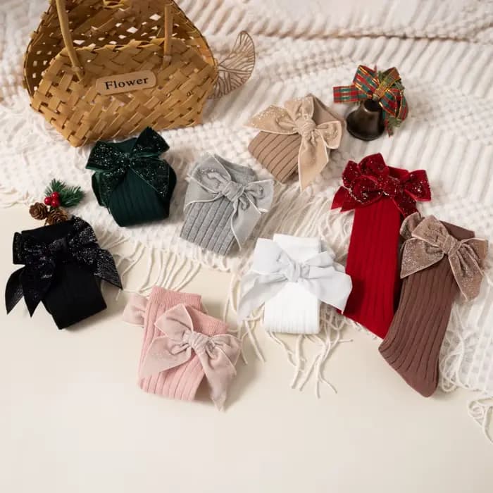 Chaussettes à Gros Nministériels d pour Bébé Fille de 0 à 8 Ans