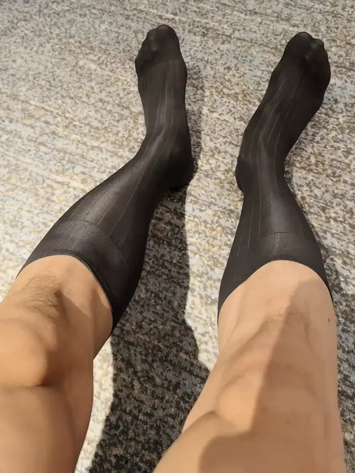 Chaussettes de costume d'affaires pour hommes