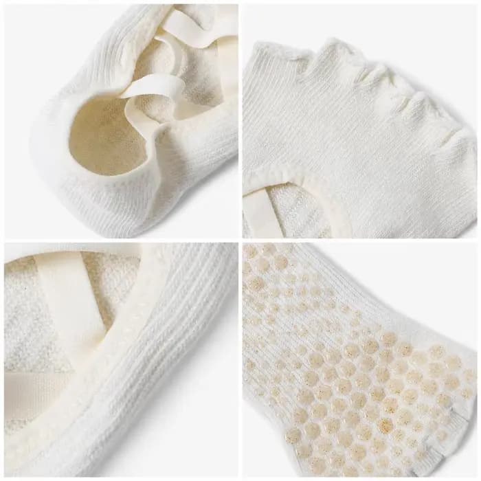 Chaussettes de yoga à cinq orteils pour femmes