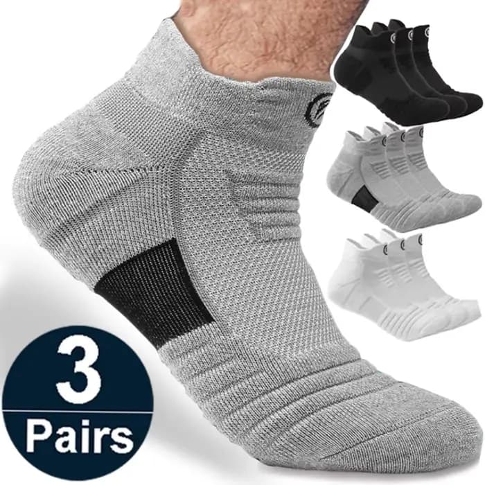 Chaussettes de Football antidérapantes pour hommes et femmes, chaussettes en coton, Tube court et Long, chaussettes de Sport, de basket-ball, respirantes et déodorantes, 38-43