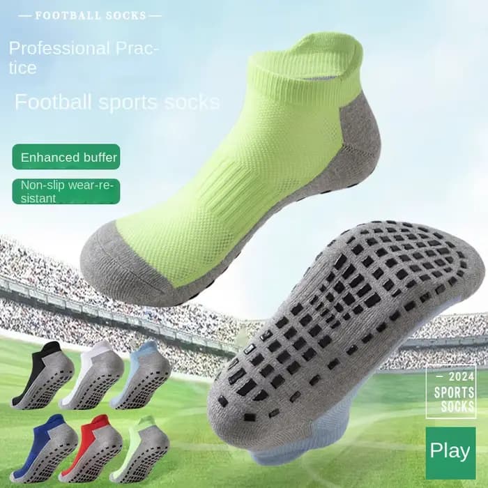 Chaussettes de Football antidérapantes en Silicone pour hommes et femmes