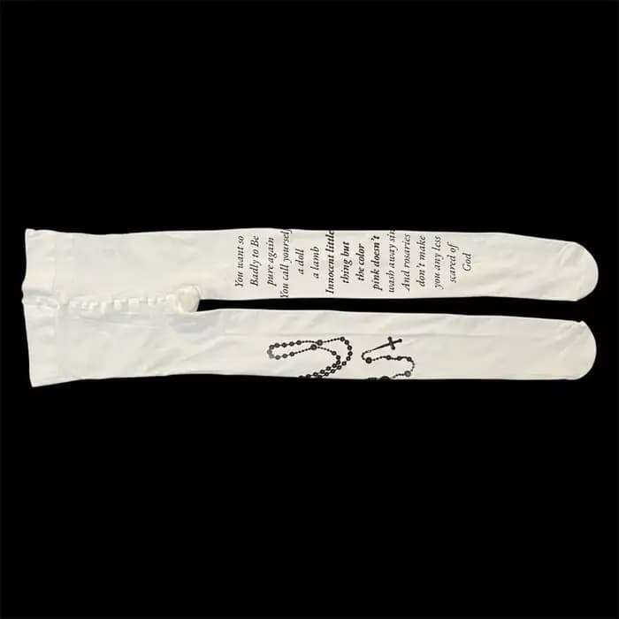 Chaussettes longues pour femmes Y2K