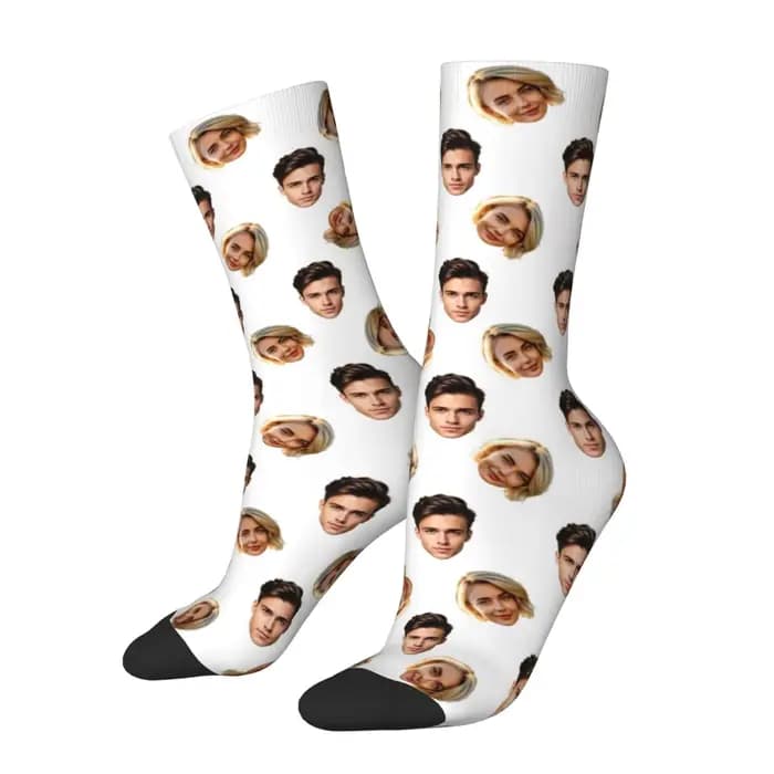 Chaussettes avatar personnalisées pour hommes et femmes