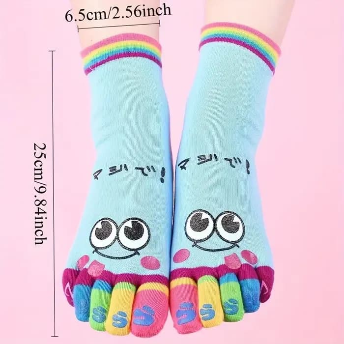 Chaussettes à cinq doigts pour femmes